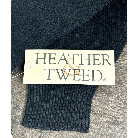 New Vtg Lambs Wool Sweater Men's Size M Heather & Tweed Diamond Pullover NWT - Picture 5 of 9